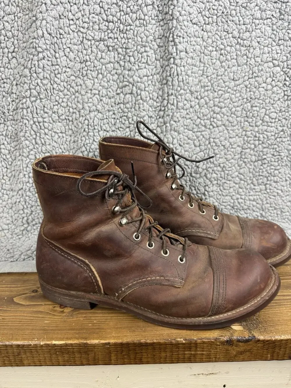 Red Wing Iron Ranger 8085 Copper Rough & Tough Boots Men’s 11 Vibram USA
